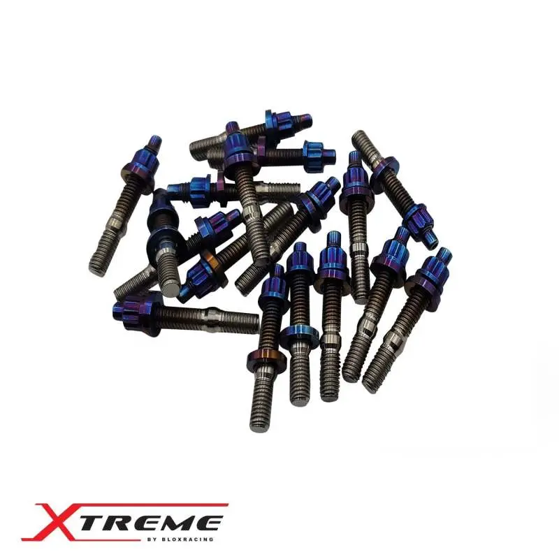 Blox Racing M8X1.25X65Mm Single-Piece Bolt – Burnt Finish 1