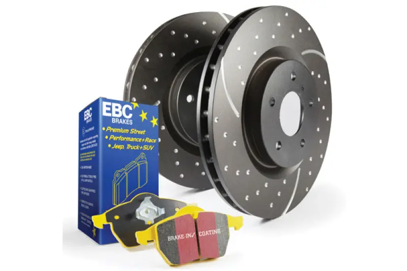 Ebc Yellowstuff High-Performance Brake Pad & Grooved Disc (Gd) Kit 1