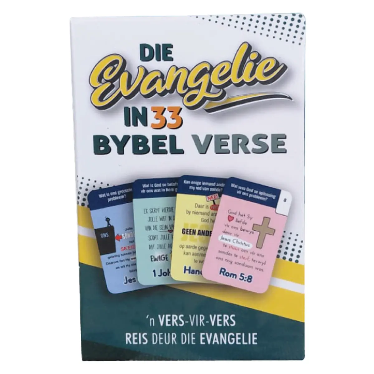 Die Evangelie In 33 Bybel Verse Kaartjies (Boksstel) 1