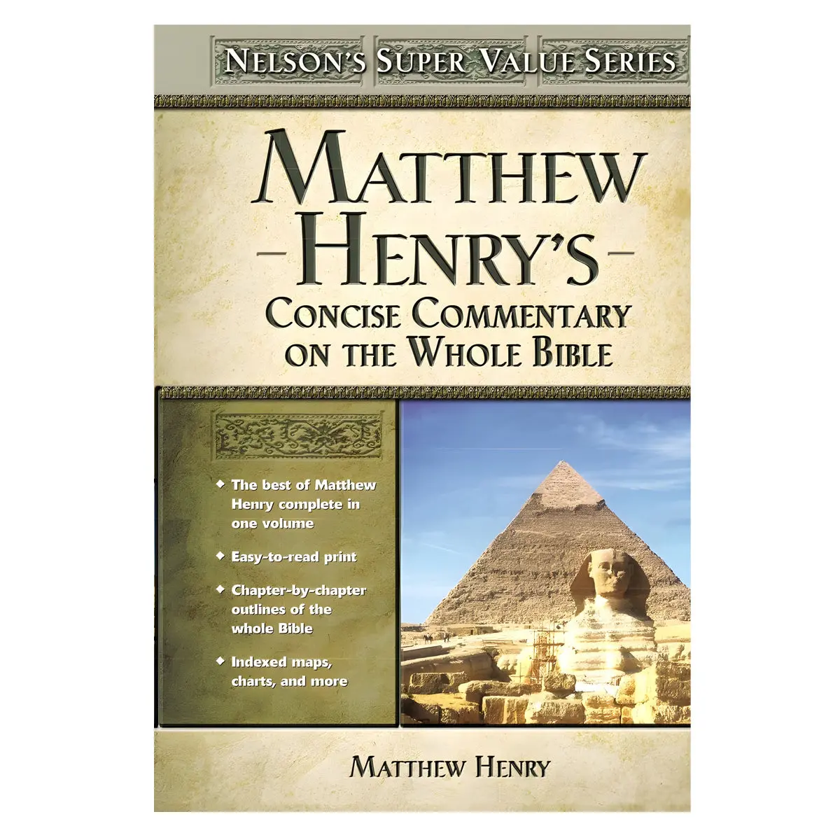 Super Value Matthew Henry's Concise Commentary On The Whole Bible (Hardcover) 1