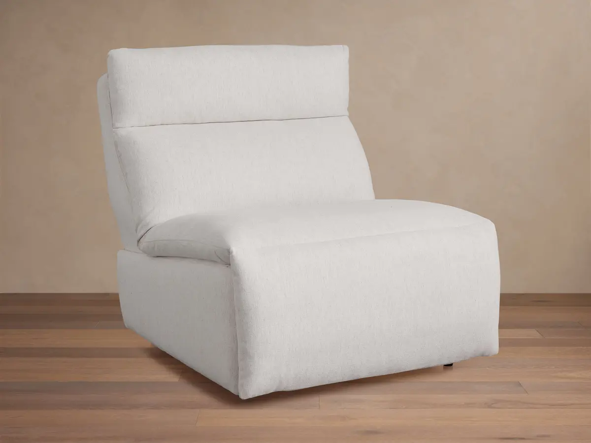 Rowland Tailored 34" Armless Motion Recliner 1