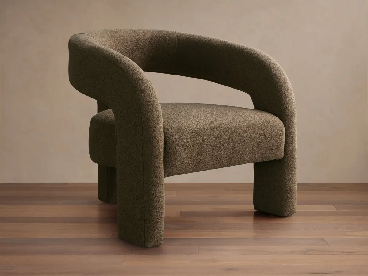 Mara Cutout Chair In Tenley Mink 1