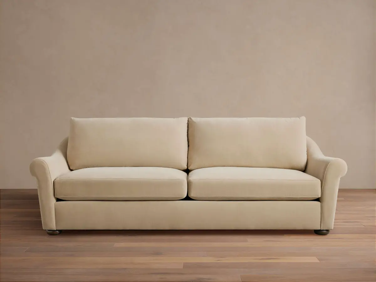Archwood 96" Sofa In Quincy Fawn 1