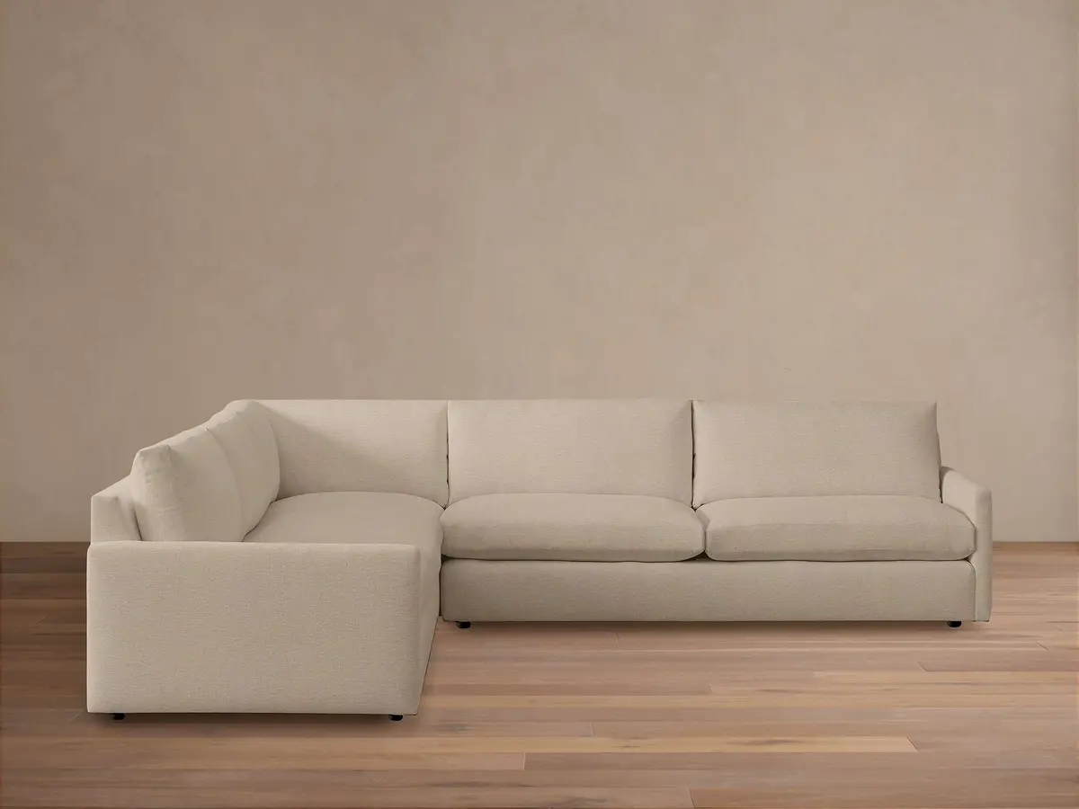 Kipton Slim Arm Three-Piece Corner Sectional 1