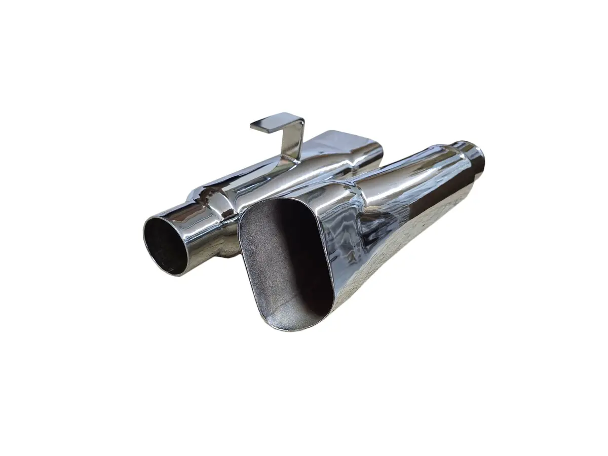 104-C2 Mopar 1968-70 Dodge Charger 2 Inch Chrome Exhaust Tips 1