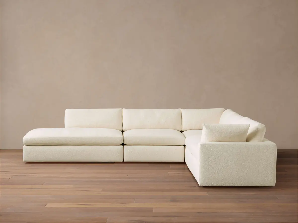 Beale Five-Piece Bumper Sectional 1
