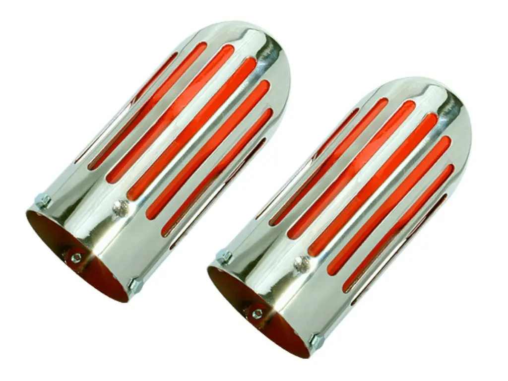 108-Ar Mopar 1971 B-Body Red Slotted Exhaust Tips 1