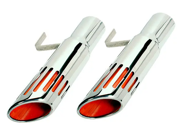 108-S3 Mopar 1971-74 B-Body 3Inch Long Style Slotted Exhaust Tips 1