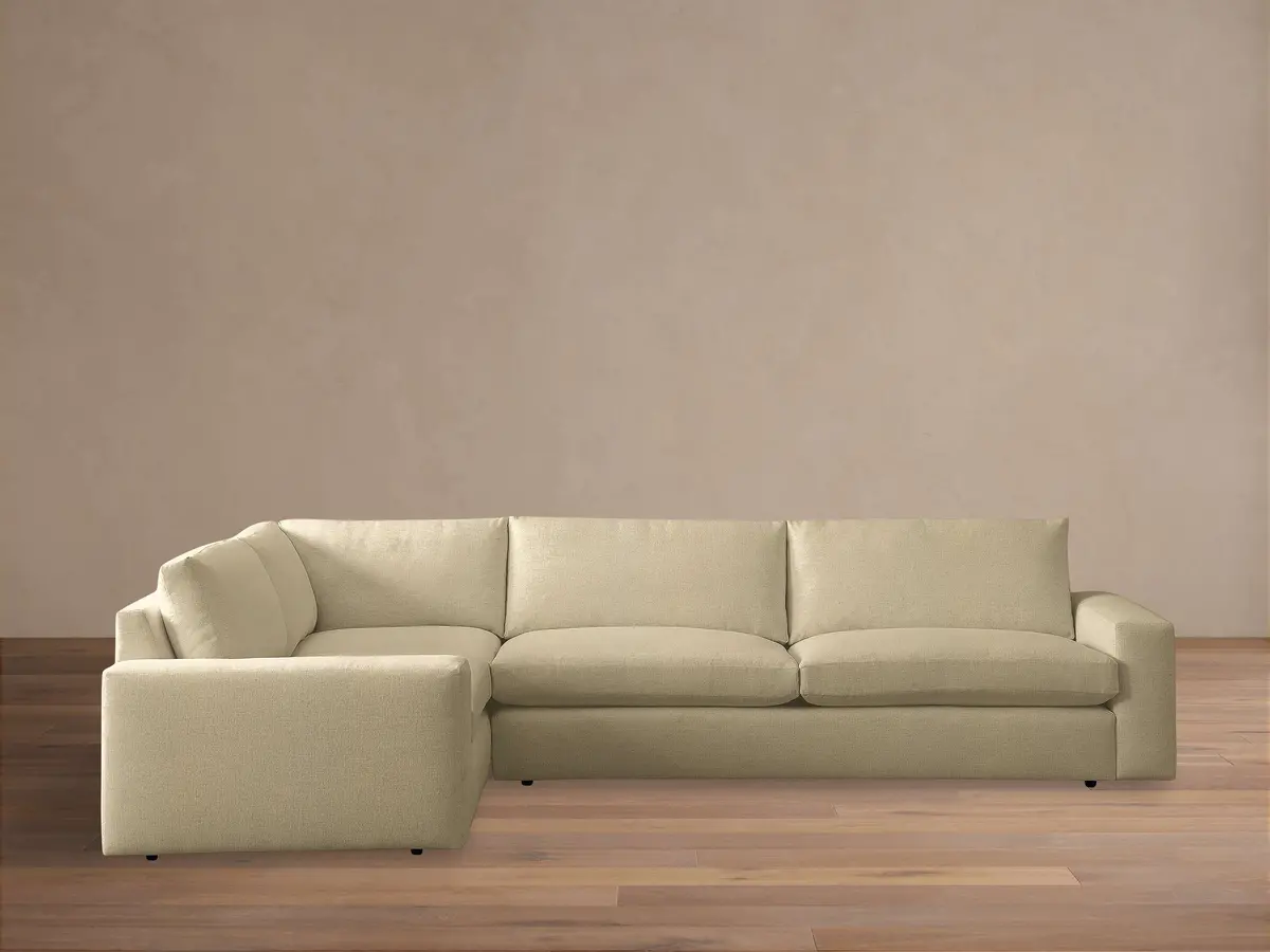 Kipton Wide Arm Two-Piece Sectional 1