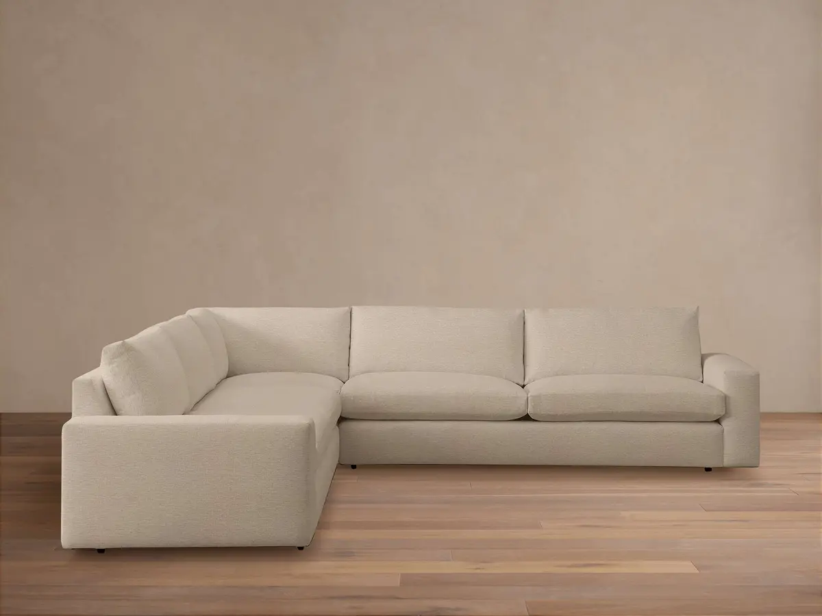 Kipton Wide Arm Three-Piece Corner Sectional 1