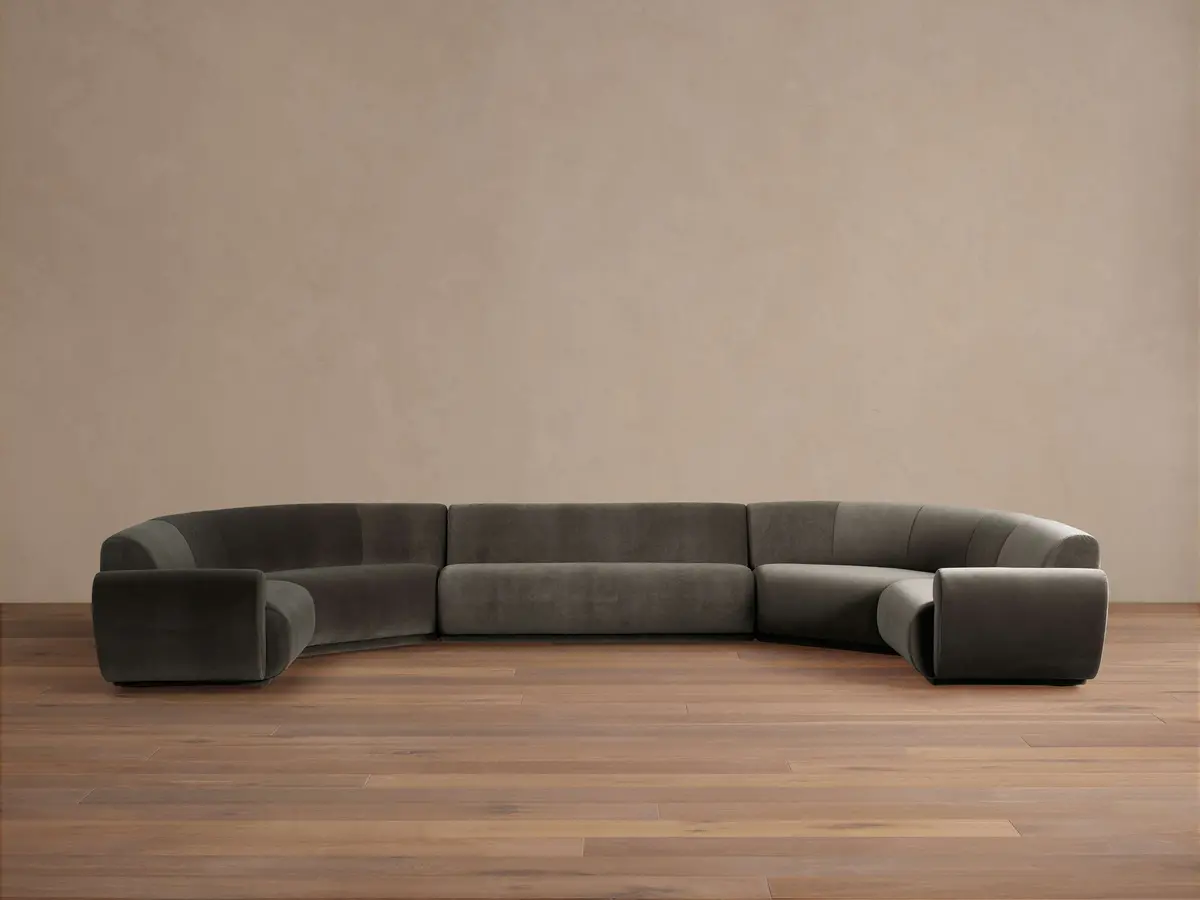 Gianni Five-Piece Curved Sectional 1