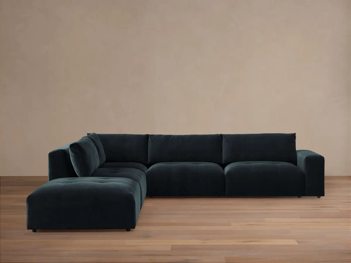 Keegan Five-Piece Sectional In Banks Midnight 1