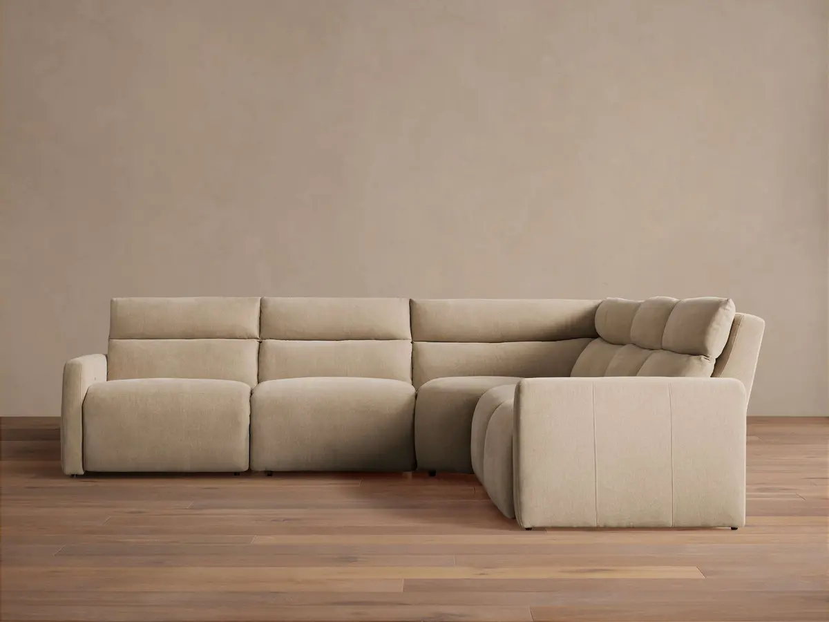 Rowland Tailored Five-Piece Motion Corner Sectional 1