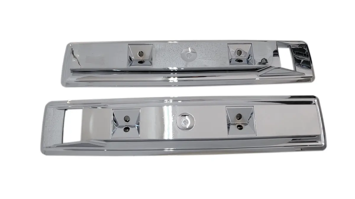 111 Mopar B-Body 16" Front Chrome Armrest Base 1