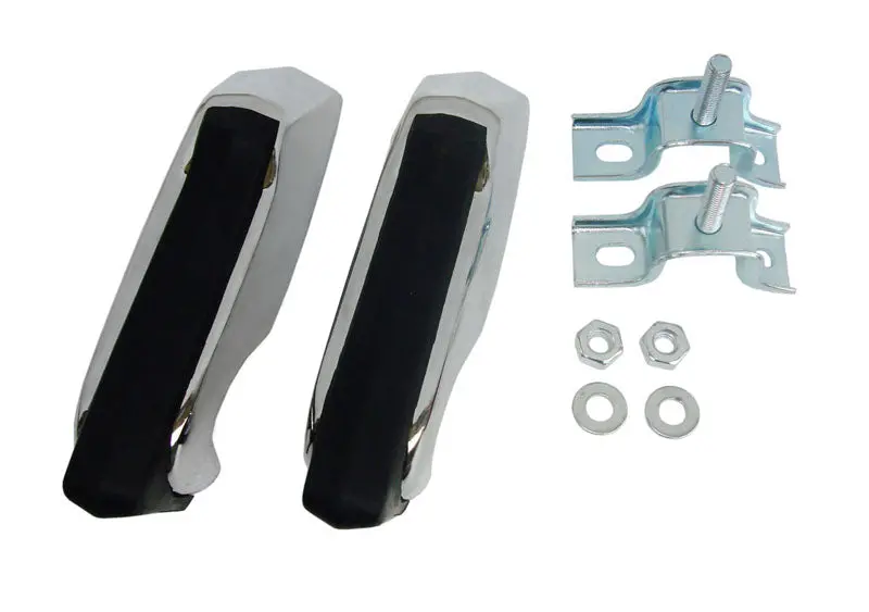 1199-66R Mopar 1966-67 Dodge Charger And Coronet Rear Bumper Guards 1