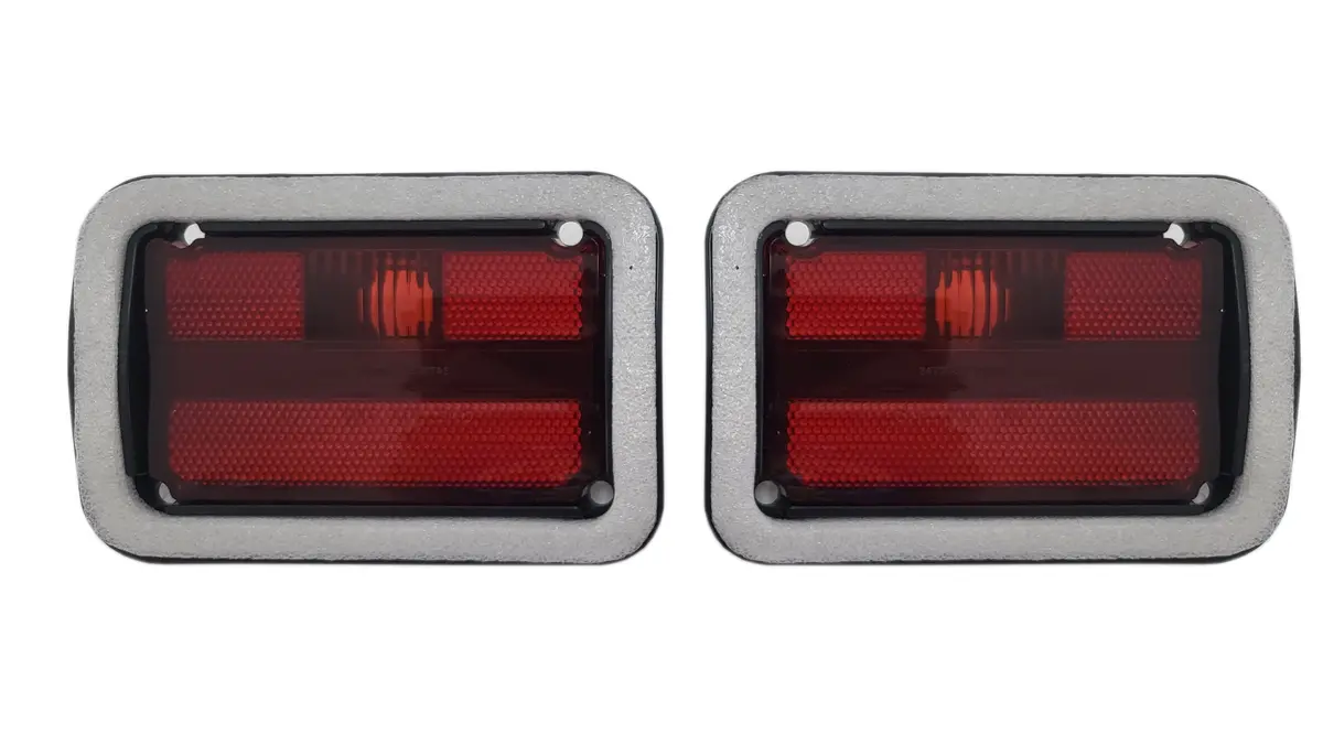 1214-71L Mopar 1971 Dodge Rear Side Marker Lenses 1