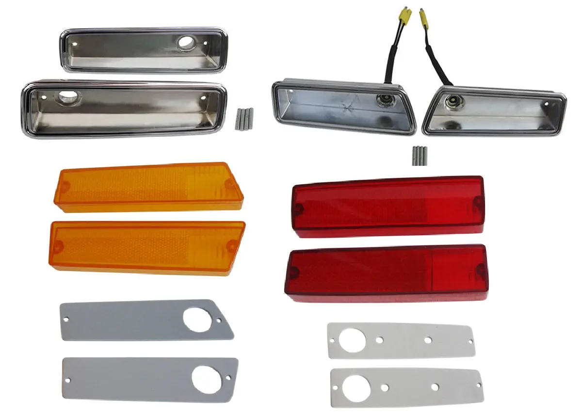 1215-70Chblkit Mopar 1970 Dodge Charger Side Marker Kit 2