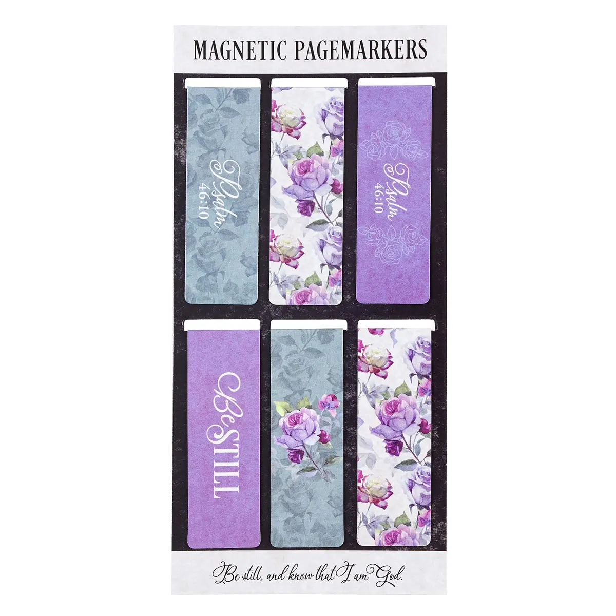 Be Still And Know That I Am God Magnetic Bookmarks Set Of 6 - Psalm 46:10 2