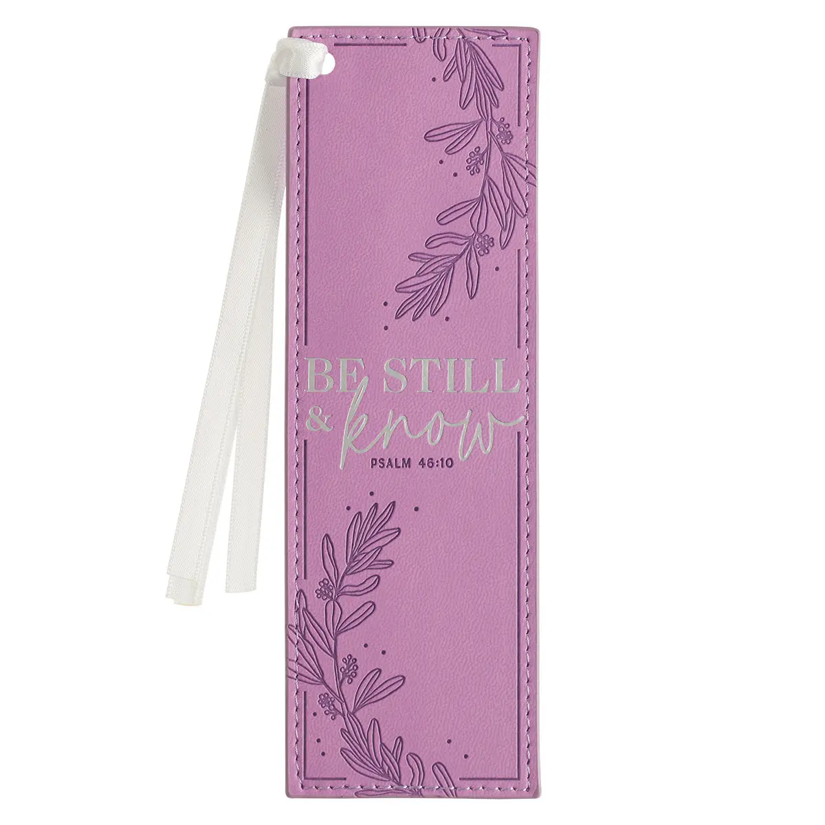 Be Still Watercolor Psalms 46:10 (Faux Leather Pagemarker) 1