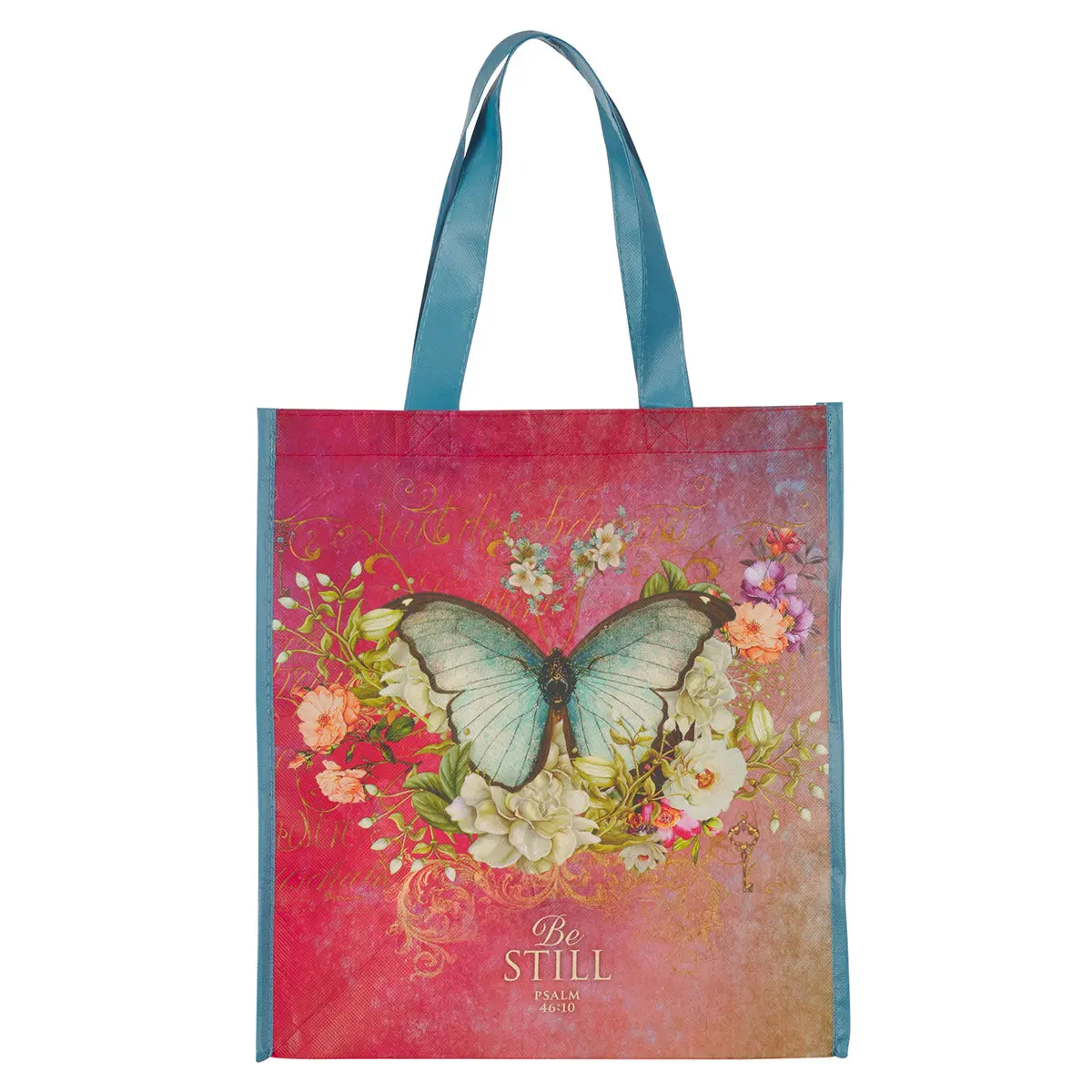 Be Still Non-Woven Tote Bag - Psalms 46:10 1