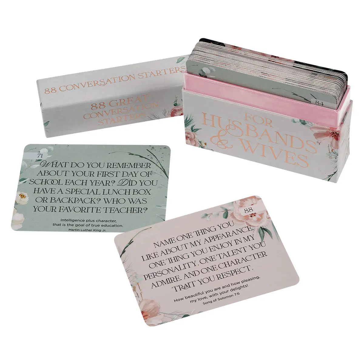 For Husband & Wives 88 Conversation Starters Boxed Cards 2