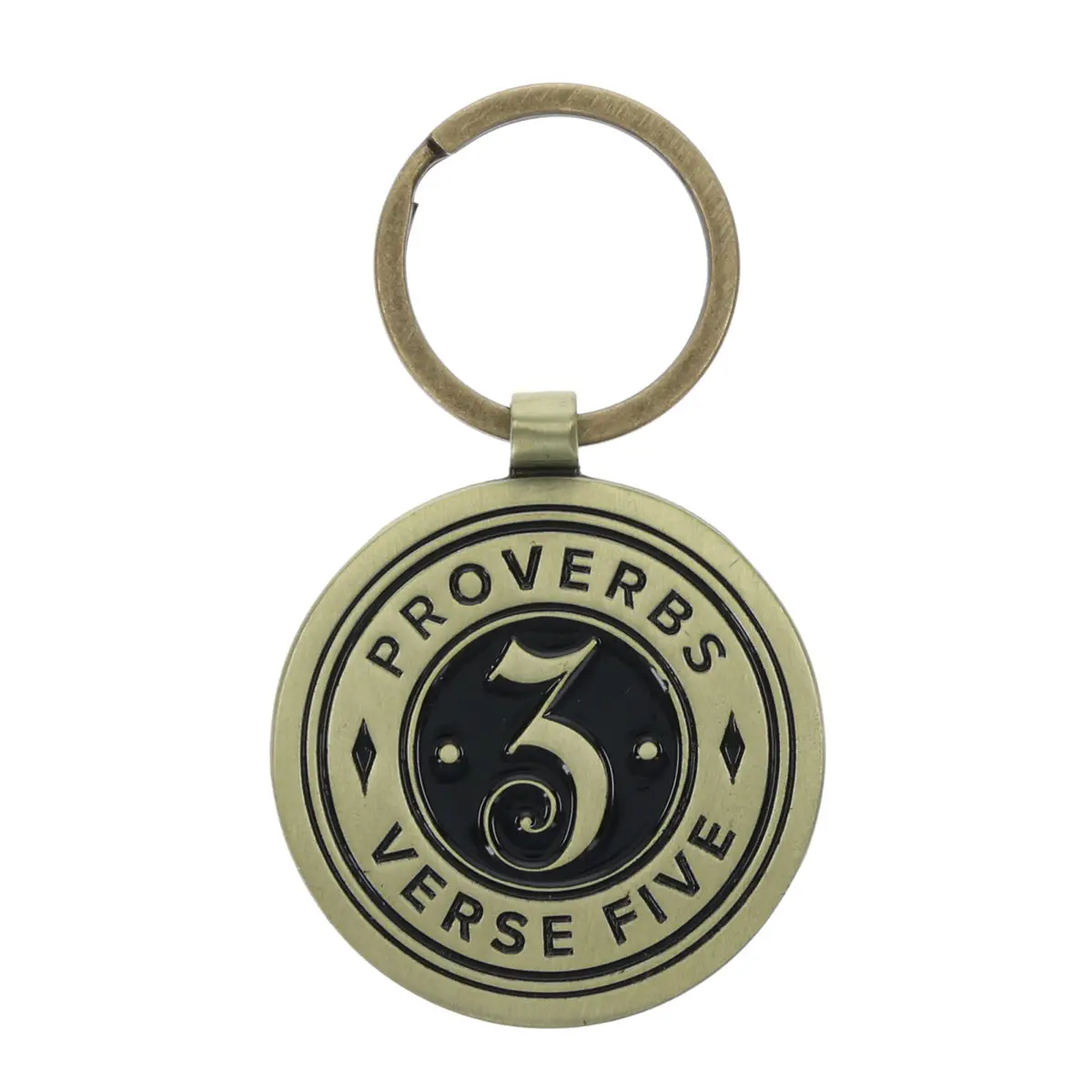 Trust In The Lord Metal Key Ring 1