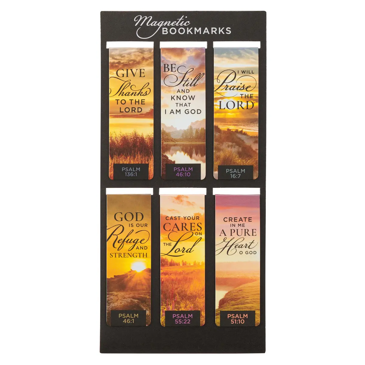 Scenic Six-Piece Magnetic Bookmark Set 1