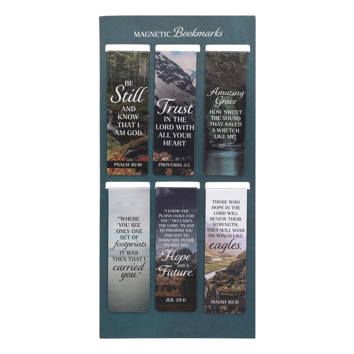 Traditional Six-Piece Magnetic Bookmark Set 1