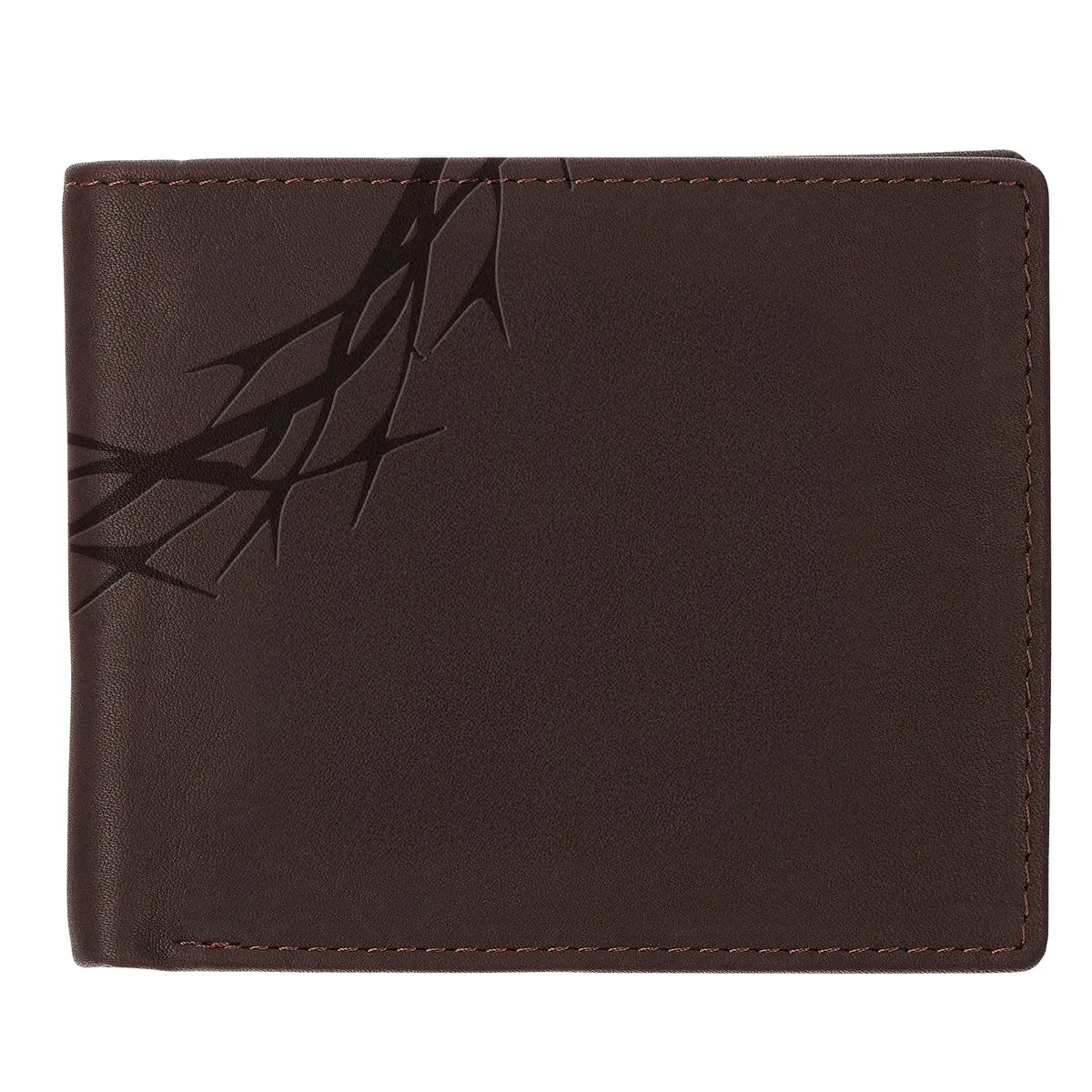 Amazing Grace Crown Of Thorns Genuine Leather Wallet 1