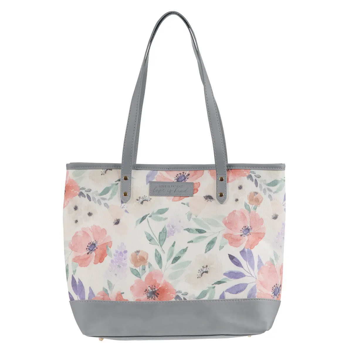 Love Is Patient Love Is Kind Canvas Tote Bag 1