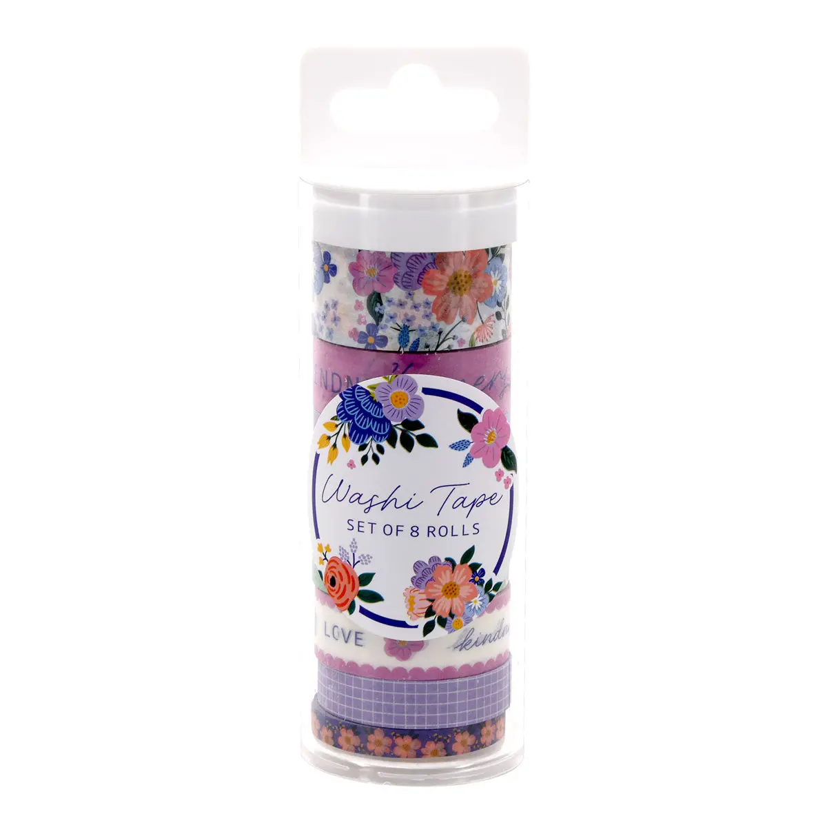Blooms Of Joy Eight-Piece Washi Tape Set 1