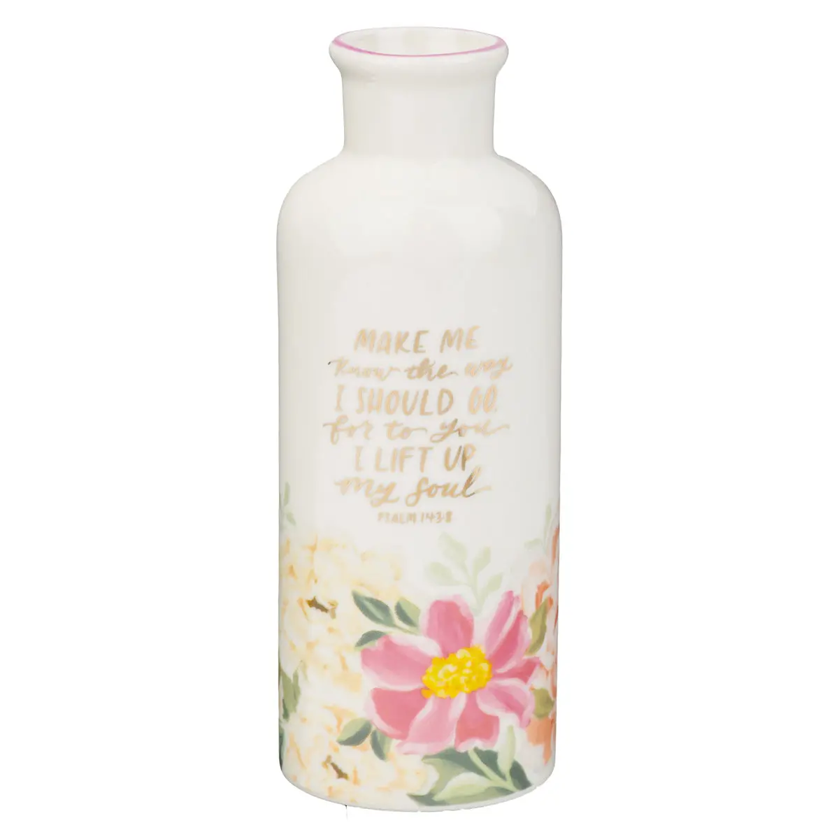 Make Me Know The Way I Should Go For To You I Lift Up My Soul Ceramic Flower Vase 1