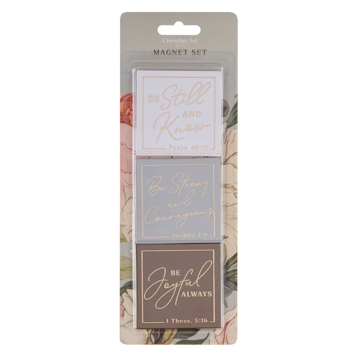Be Strong And Courageous Three-Piece Magnetic Set 1