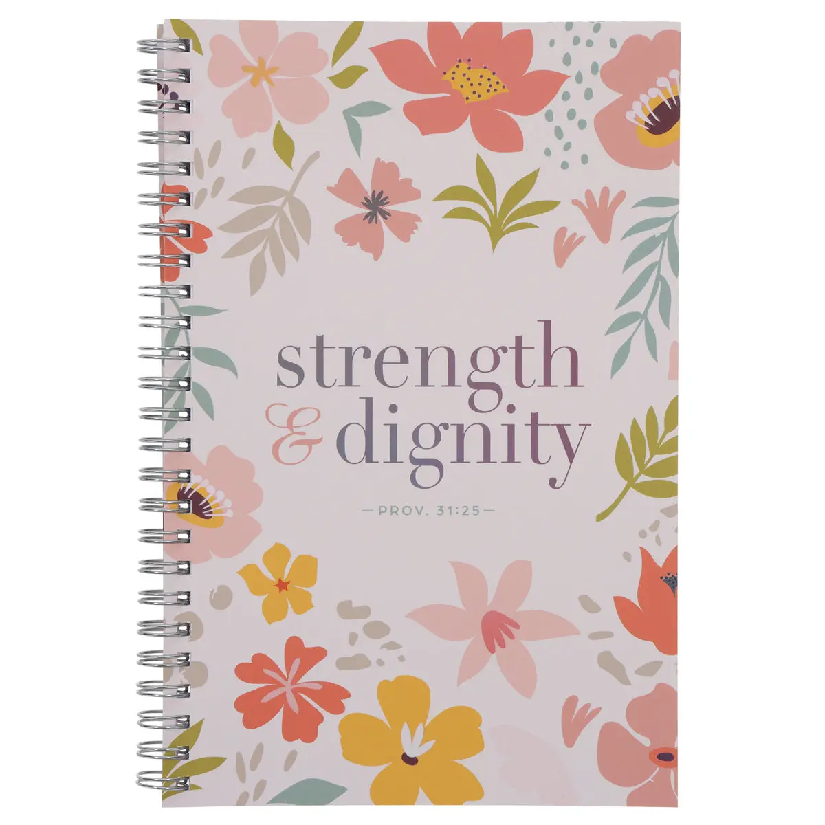 Strength And Dignity Wirebound Notebook 1