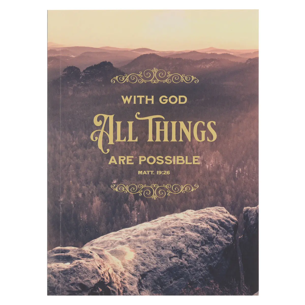 With God All Things Are Possible Notebook 1