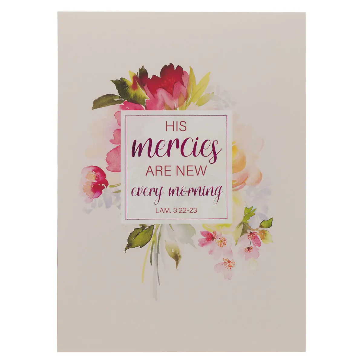 His Mercies Are New Every Morning Notebook 1
