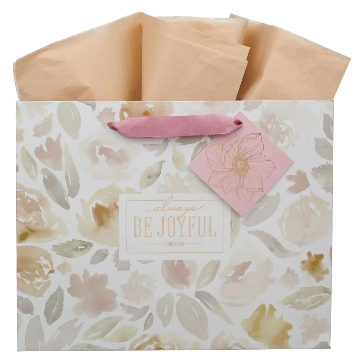 Always Be Joyful Landscape Gift Bag With Gift Tag 1