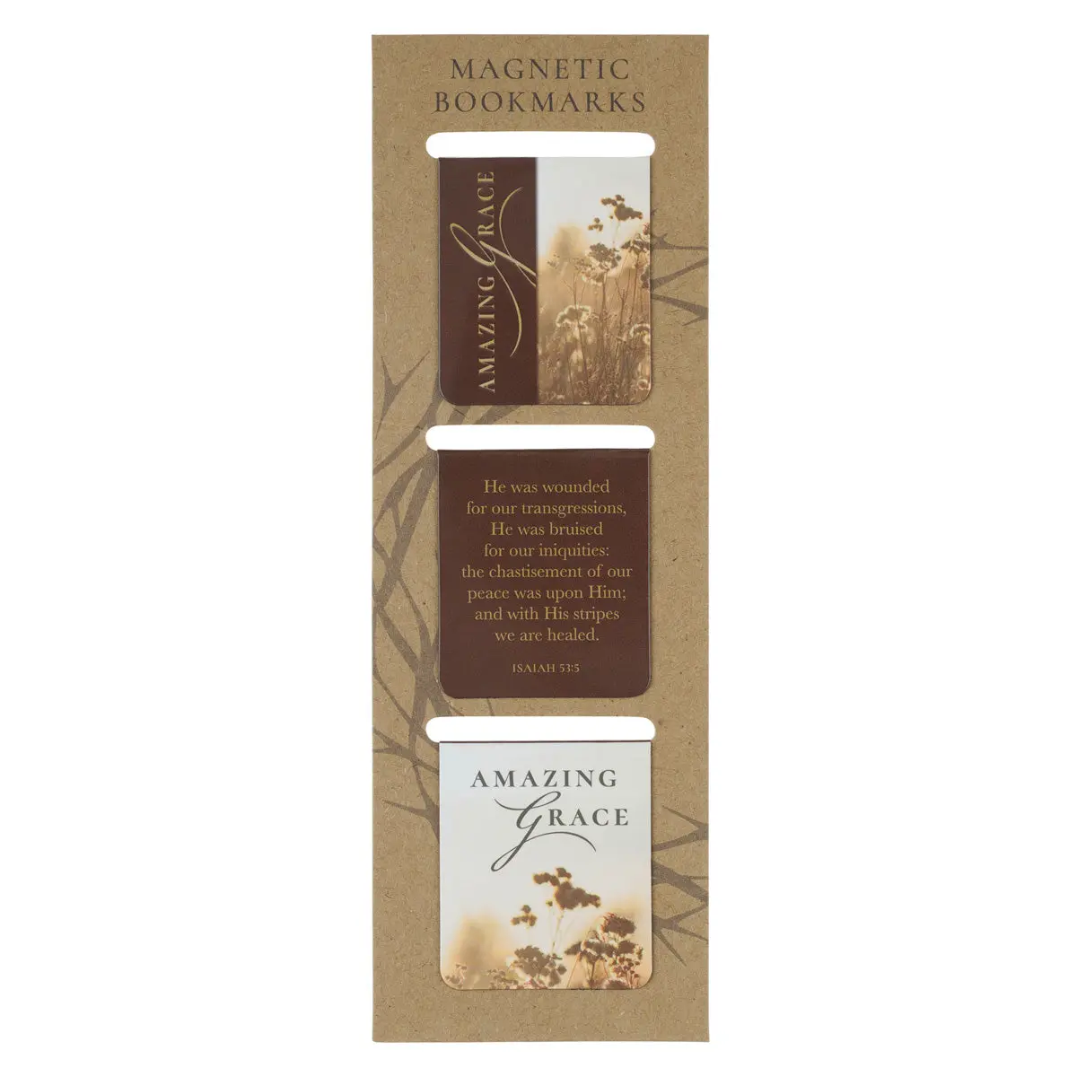 Amazing Grace Three-Piece Magnetic Bookmark Set 1