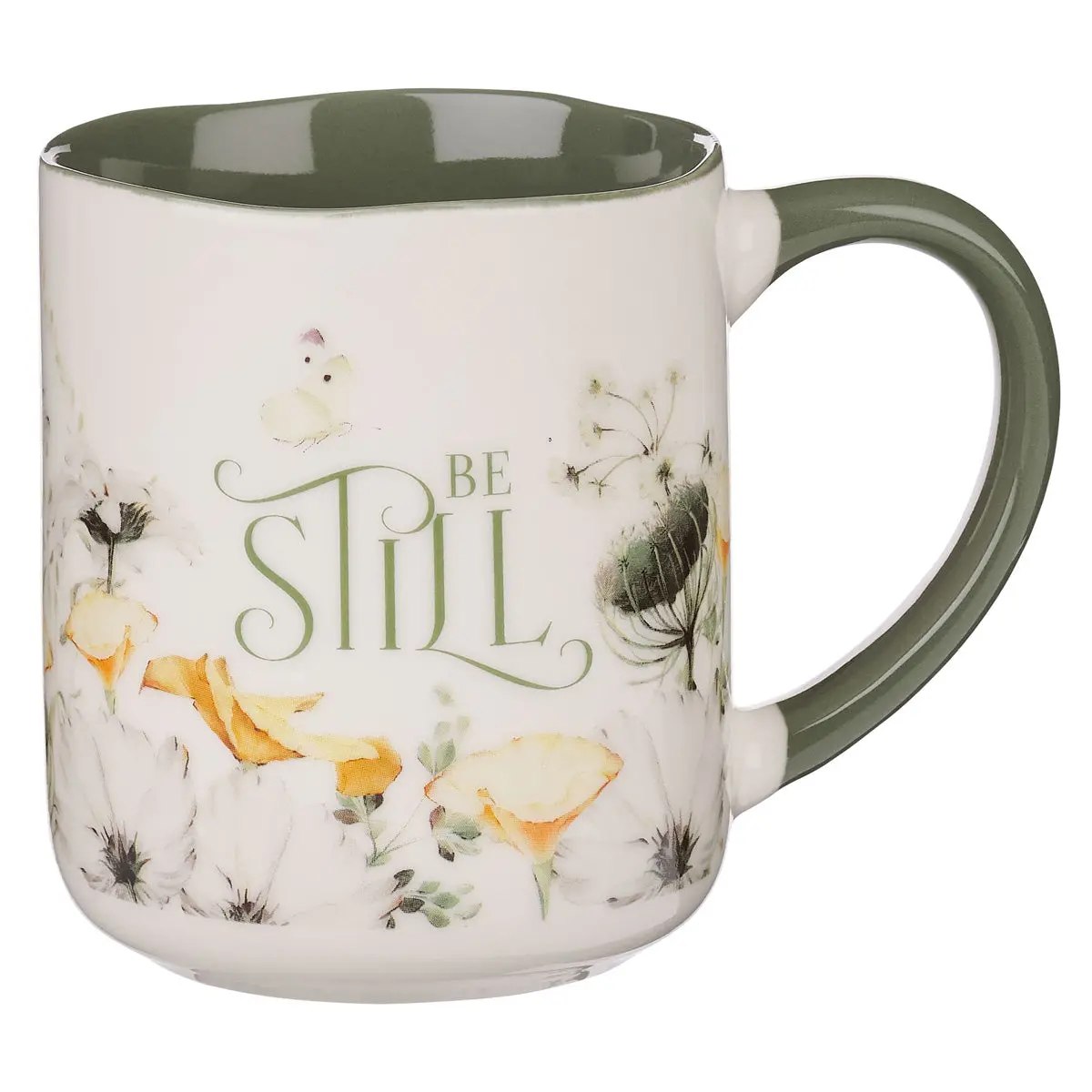 Love, Hope, Pray, Be Still Four-Piece Ceramic Mug Set 2