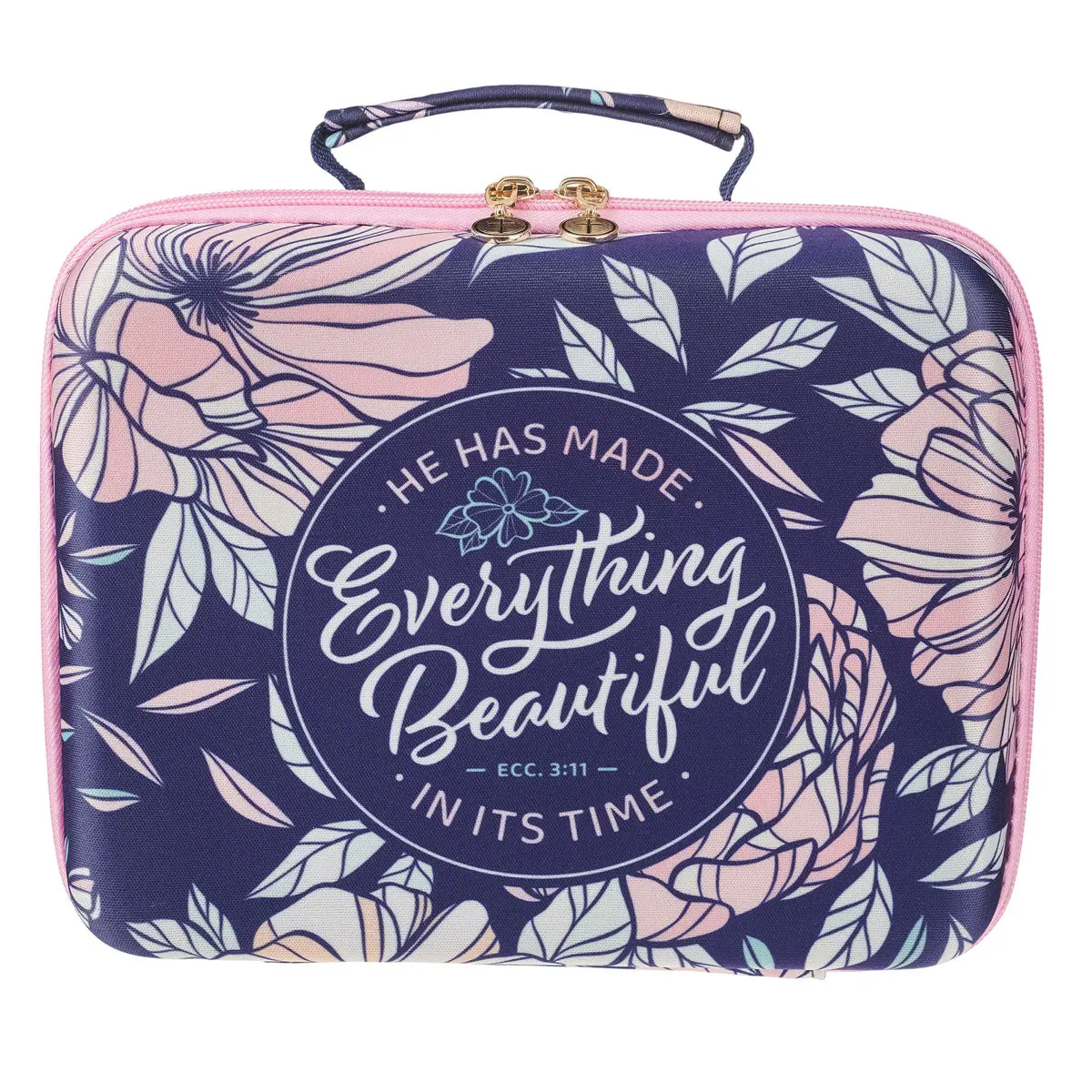 He Has Made Everything Beautiful In Its Time Hardcover Organizer Bible Case 1