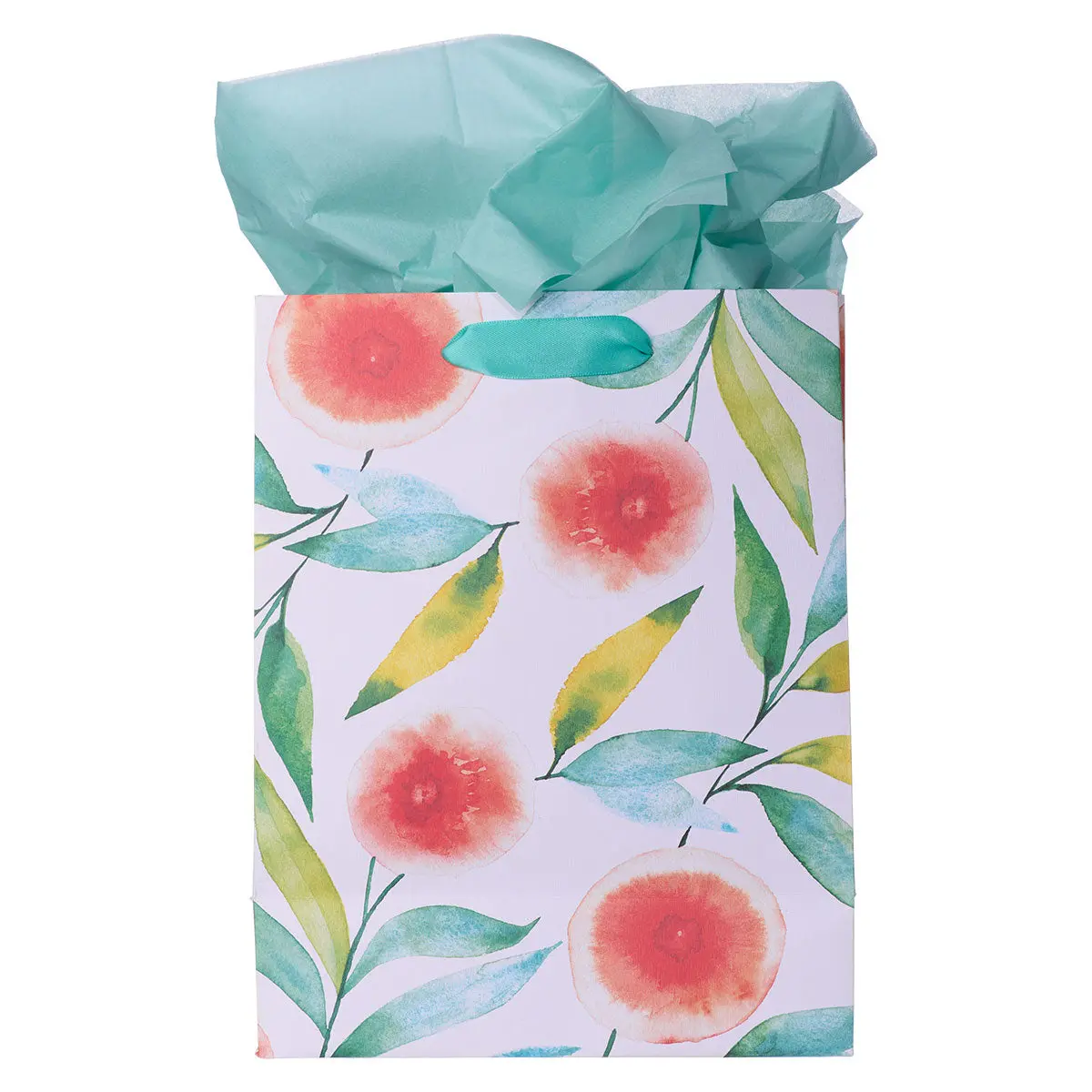 Courage Dear Heart Orange Blossoms Medium Gift Bag With Gift Tag 2
