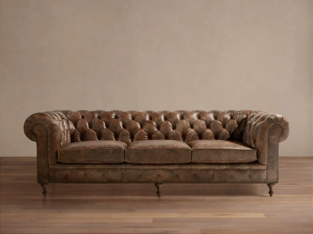 Wessex Leather Sofa 1
