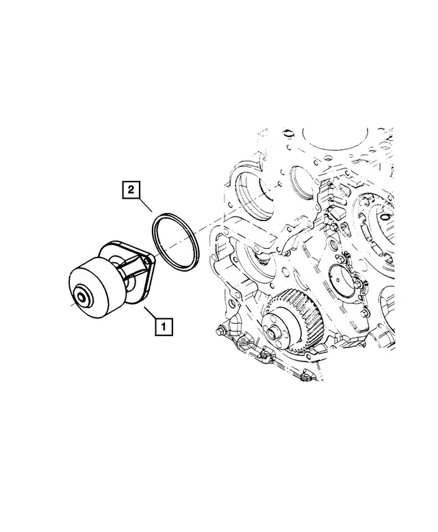 Mopar 68414058Ab Ram 6.7L Cummins Water Pump Kit 13-18 1
