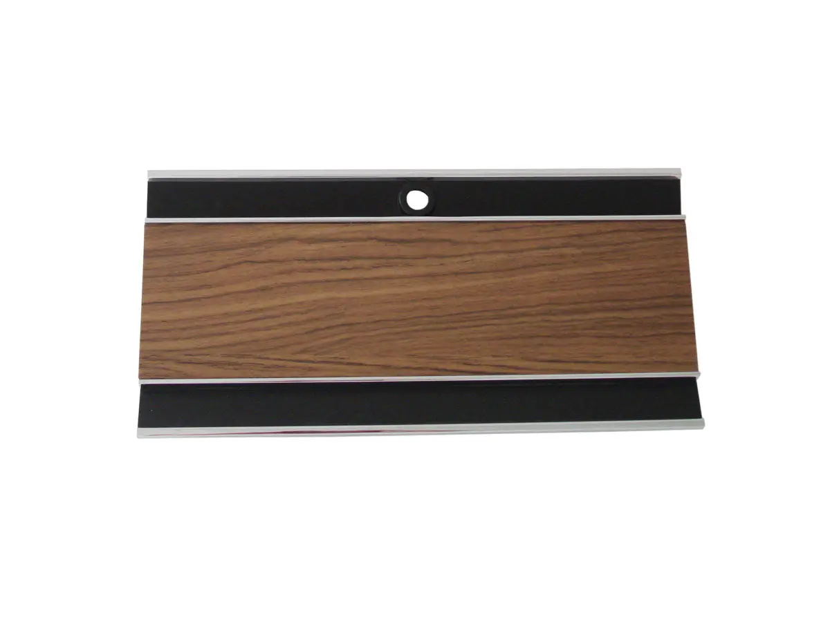 131-70D Mopar 1969-70 B-Body Diecast Woodgrain Console Glove Box Door 1