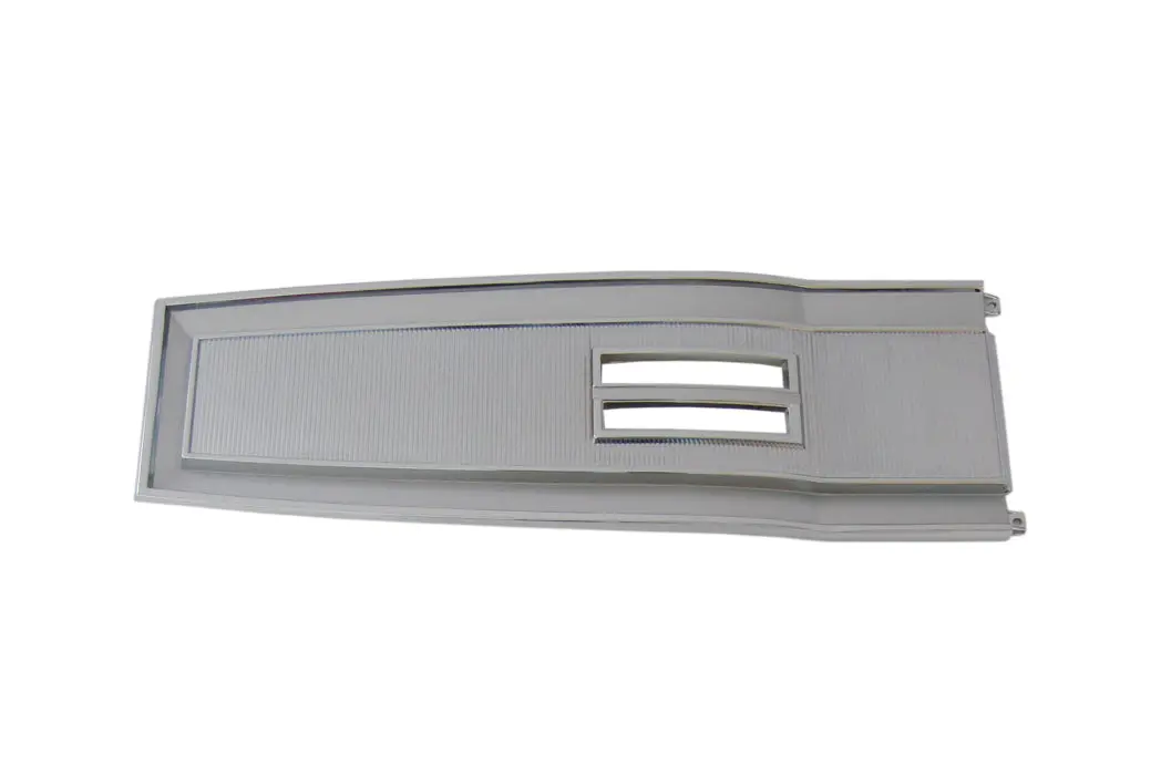 131A-6 Mopar 1966-68 B-Body Diecast Chrome Console Top Plate 1