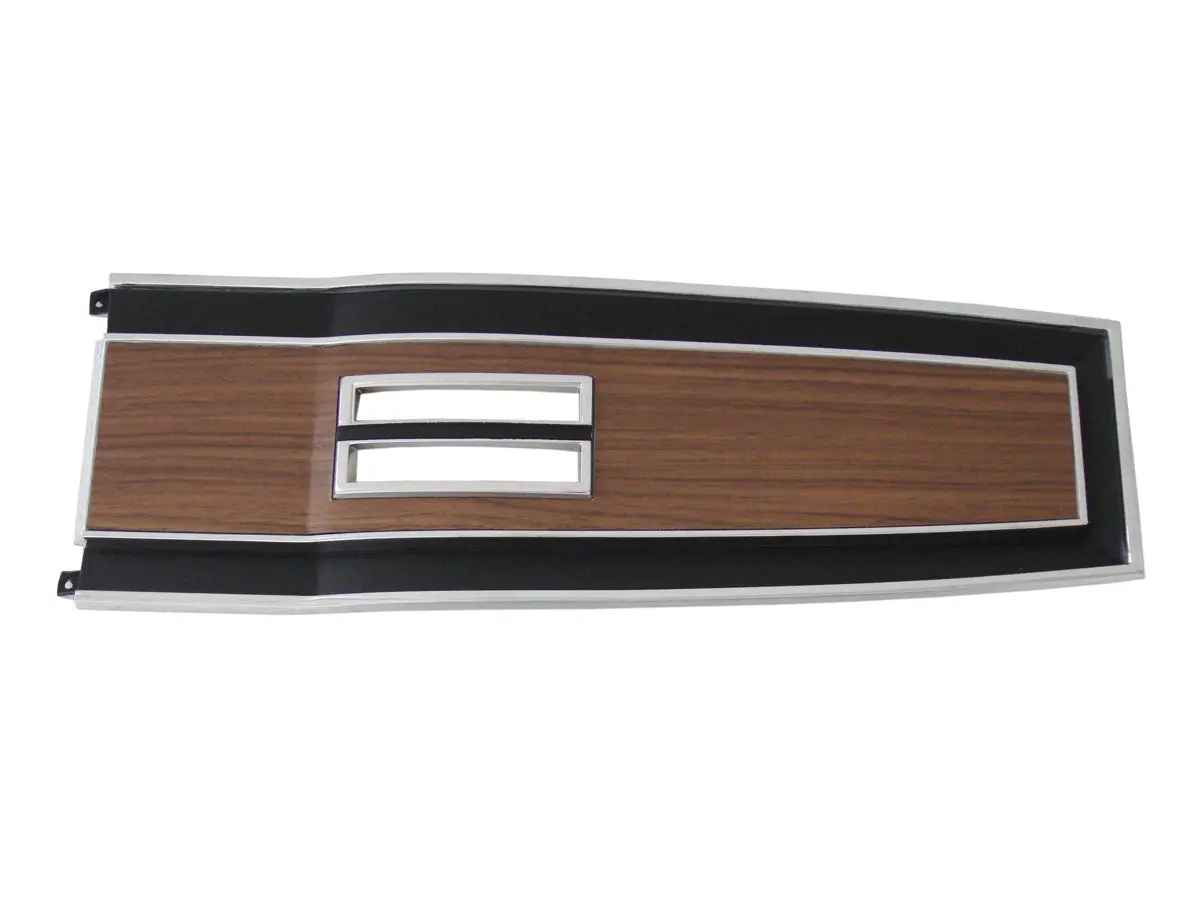 131A-70 Mopar 1969-70 B-Body Diecast Woodgrain Console Top Plate 1