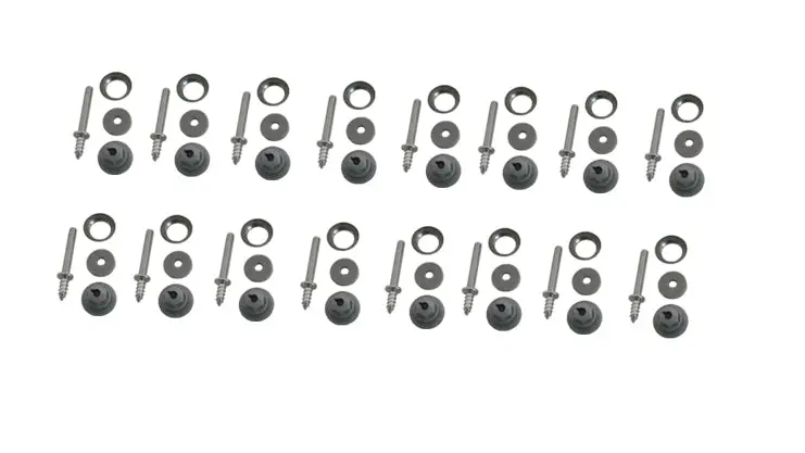 1315-Th Mopar 1969-70 Dodge Coronet Twin Scoop Mounting Hardware 1