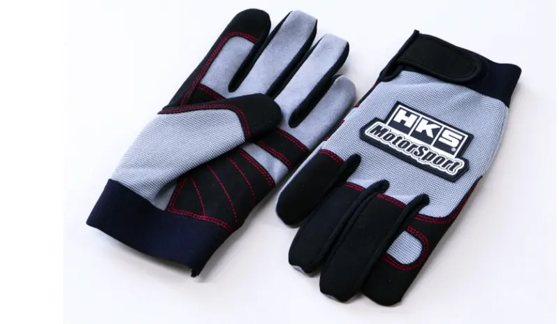 Hks Mechanic Gloves – Large Size, Durable Workwear For Automotive Technicians (2021 Model) 1