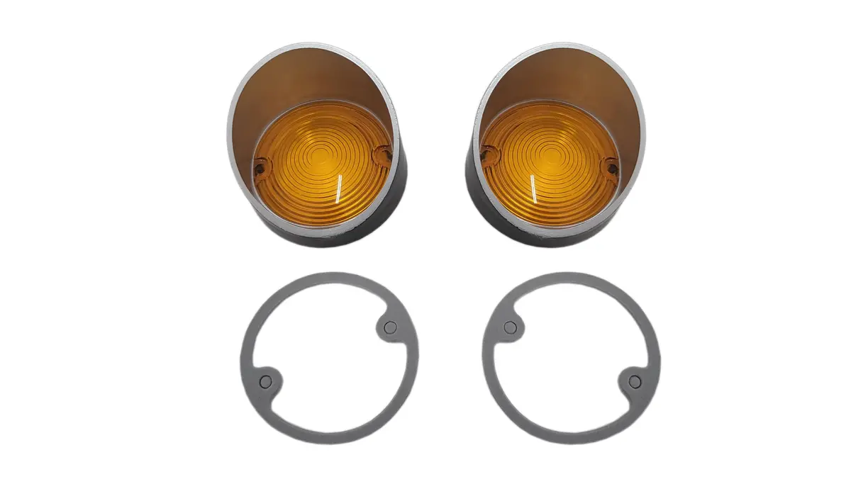 1379-L68 Mopar 1968 Dodge Coronet Superbee Parking Light Lenses 1