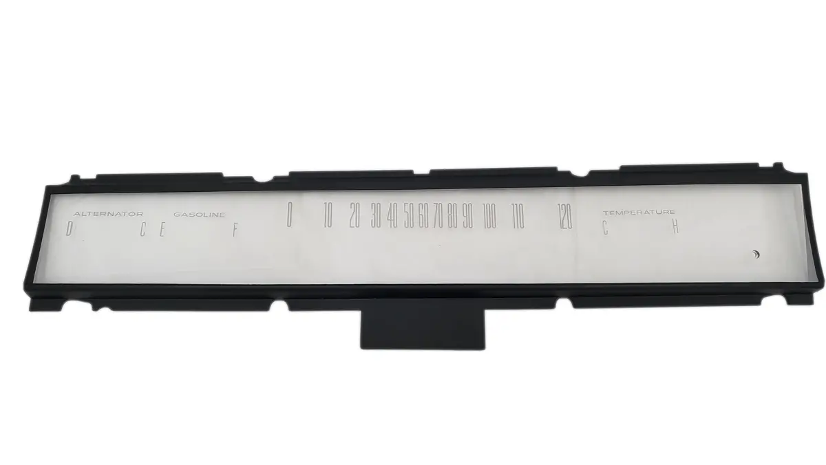 141-120 Mopar 1968-70 B-Body Standard Dash 10-120Mph Gauge Lens 1